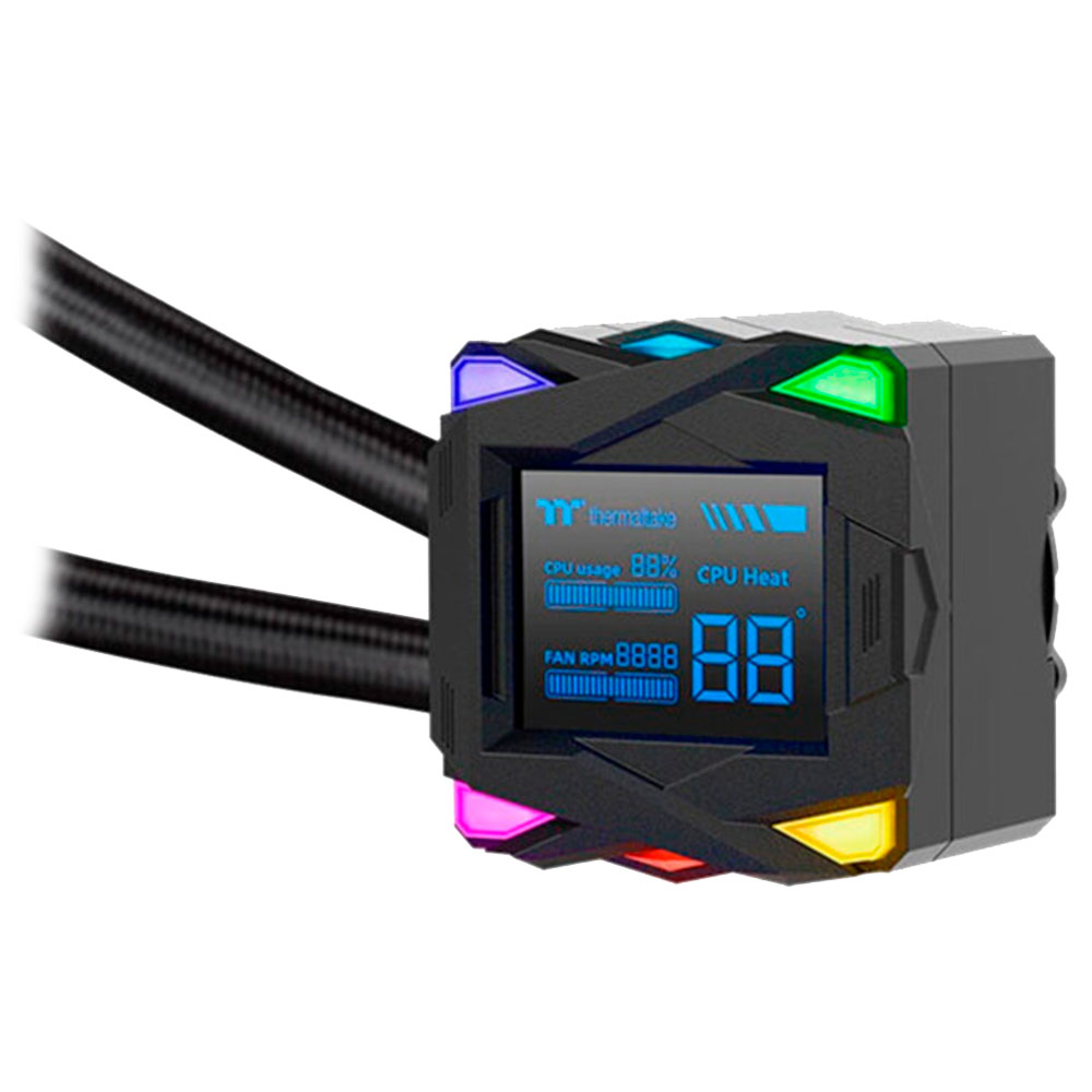 Imagem de WATER COOLER THERMALTAKE LA 360-S ARGB SYNC BLACK ALLINONE 3*120MM - CL-W462-PL12SW-A