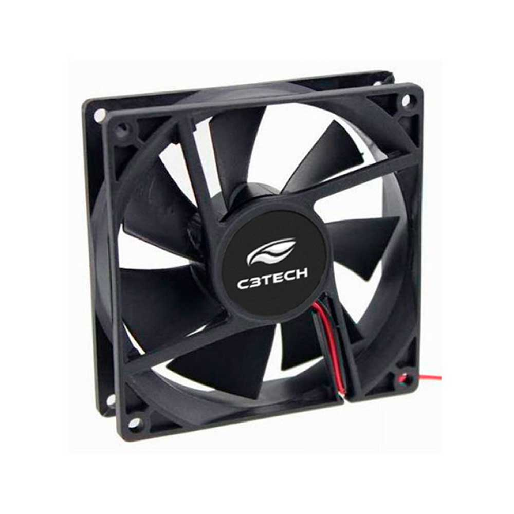 Imagem de COOLER PARA GABINETE C3TECH 120X120X25MM PRETO - F7-100BK