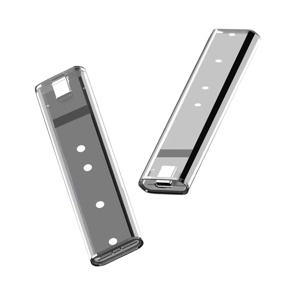 Imagem de GAVETA PARA SSD EXTERNO C3TECH M.2 SATA CH-M100 TRANSPARENTE