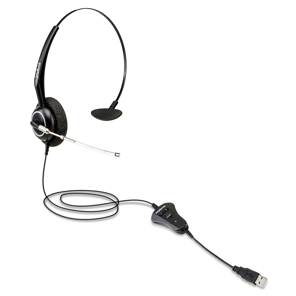 Imagem de HEADSET INTELBRAS PARA TELEFONE THS 55 USB 4010055 MONO PRETO