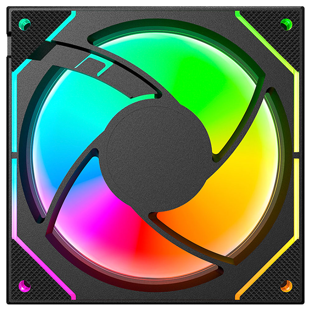 Imagem de COOLER PARA GABINETE C3TECH ARGB PRETO F9-L330BKRGB 120 MM