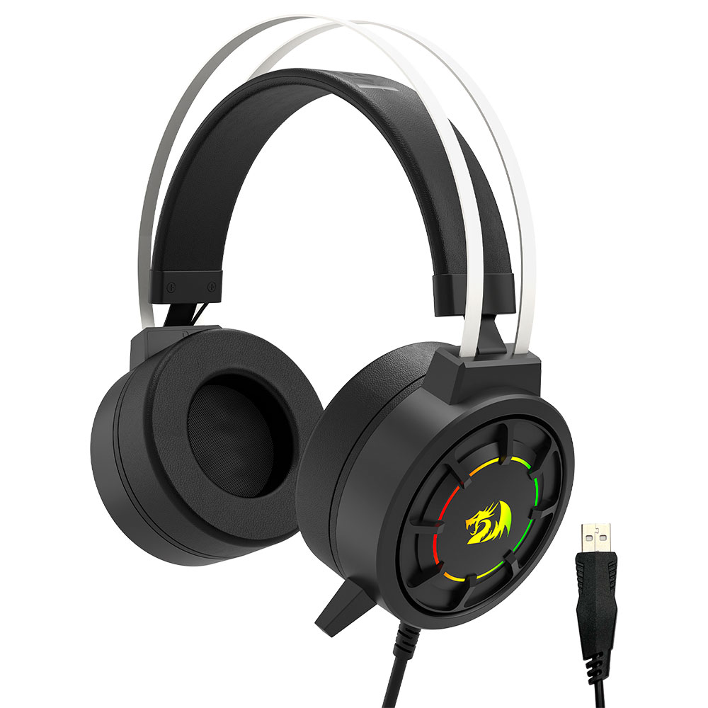 Mostrar detalhes de HEADSET GAMER REDRAGON GRENDEL RGB PRETO USB H314-RGB Imagem de HEADSET GAMER REDRAGON GRENDEL RGB PRETO USB H314-RGB