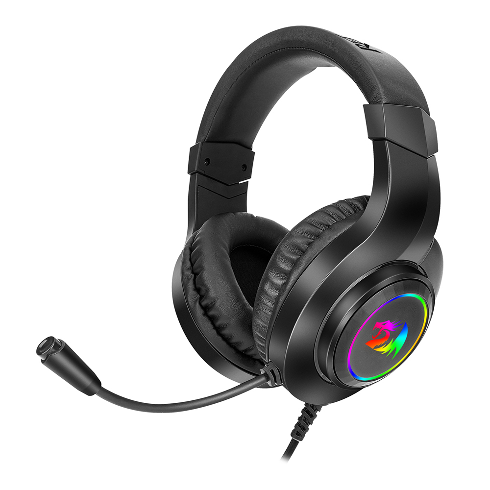 Imagem de HEADSET GAMER REDRAGON HYLAS PRETO - H260RGB