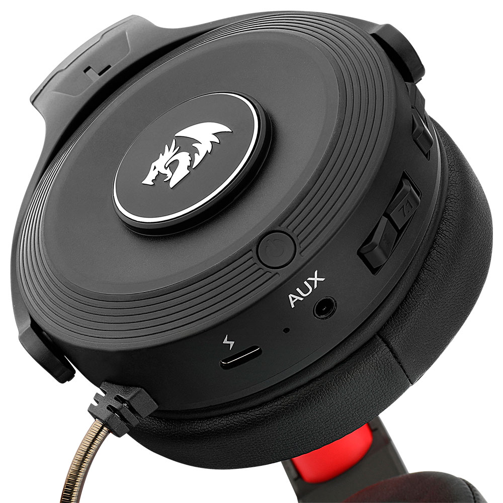 Imagem de HEADSET GAMER REDRAGON PELOPS PRO PRETO SEM FIO H818 PRO