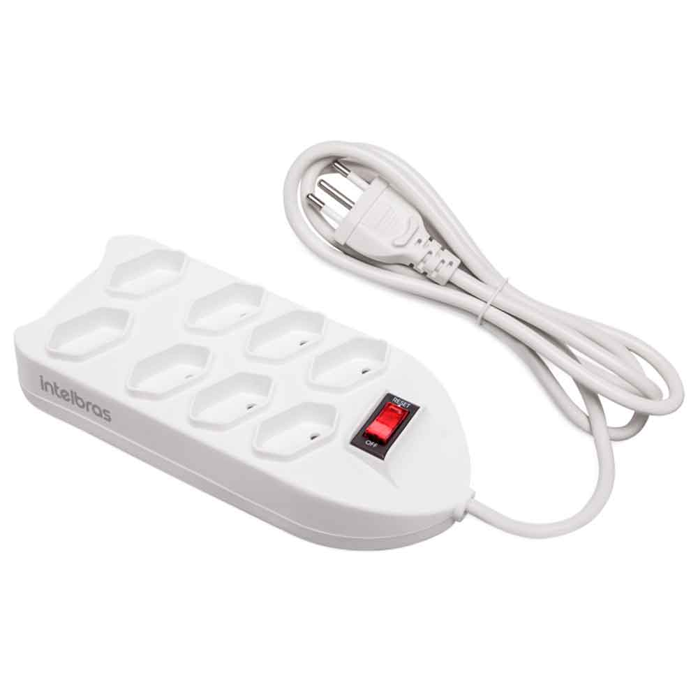 Imagem de FILTRO DE LINHA INTELBRAS 8T EPE 1008+ CABO 1,5M BRANCO 4824003