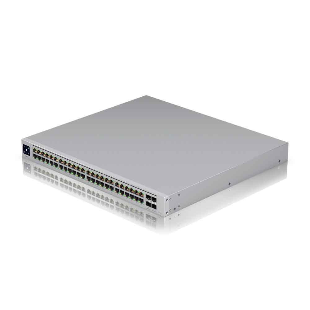 Imagem de SWITCH UBIQUITI GERENCIAVEL 48 PORTAS GIGABIT + 04 SFP GIGA USW-48 RACK