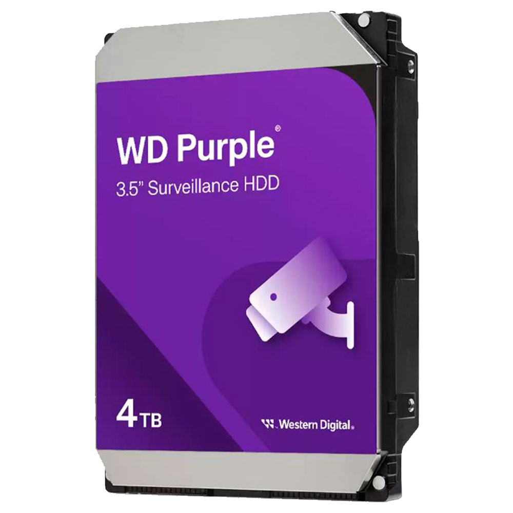 Imagem de HDD WD PURPLE 4 TB PARA SEGURANCA / VIGILANCIA / DVR - WD44PURZ