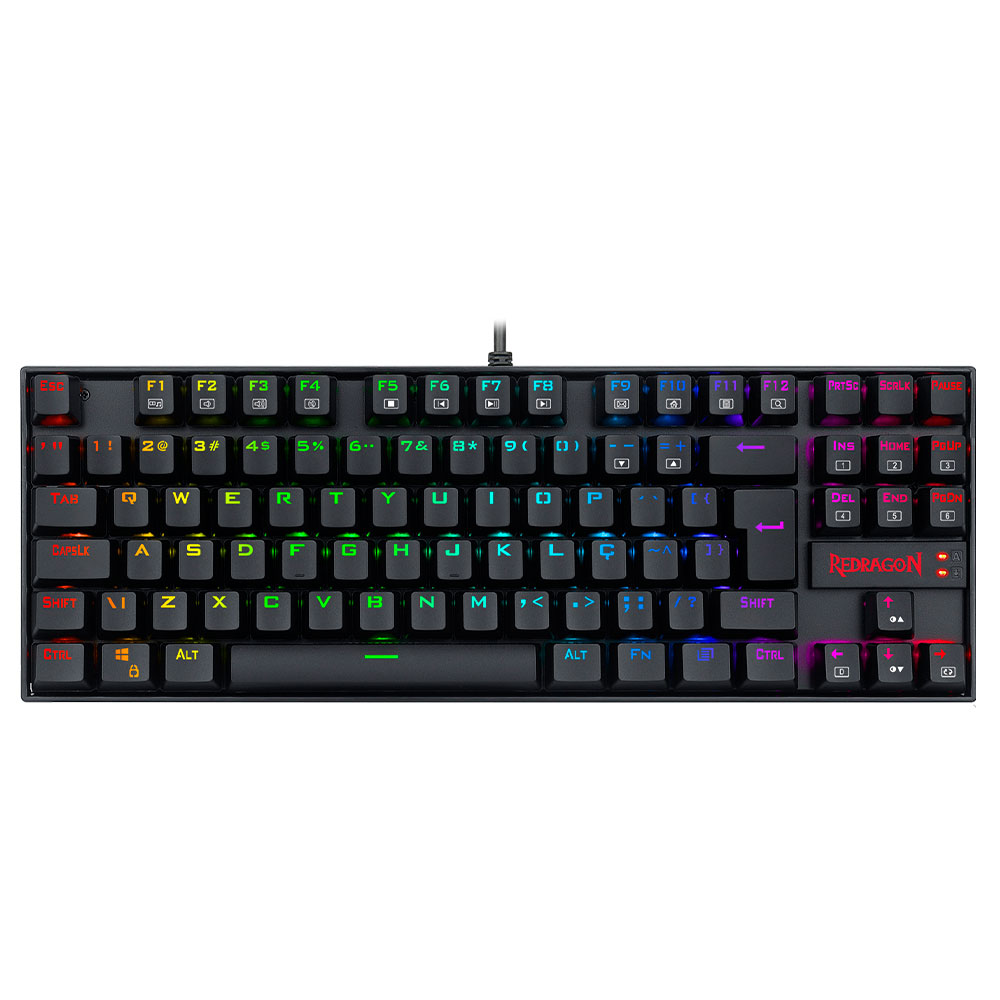 Imagem de TECLADO REDRAGON MAGNETICO GAMER KUMARA PRO RGB PRETO SWITCH MARROM K552RGB-PRO (PT-BROWN) V2