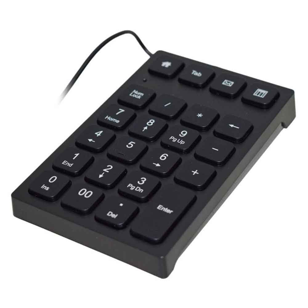 Imagem de TECLADO NUMERICO K-MEX USB PRETO - KP-2403
