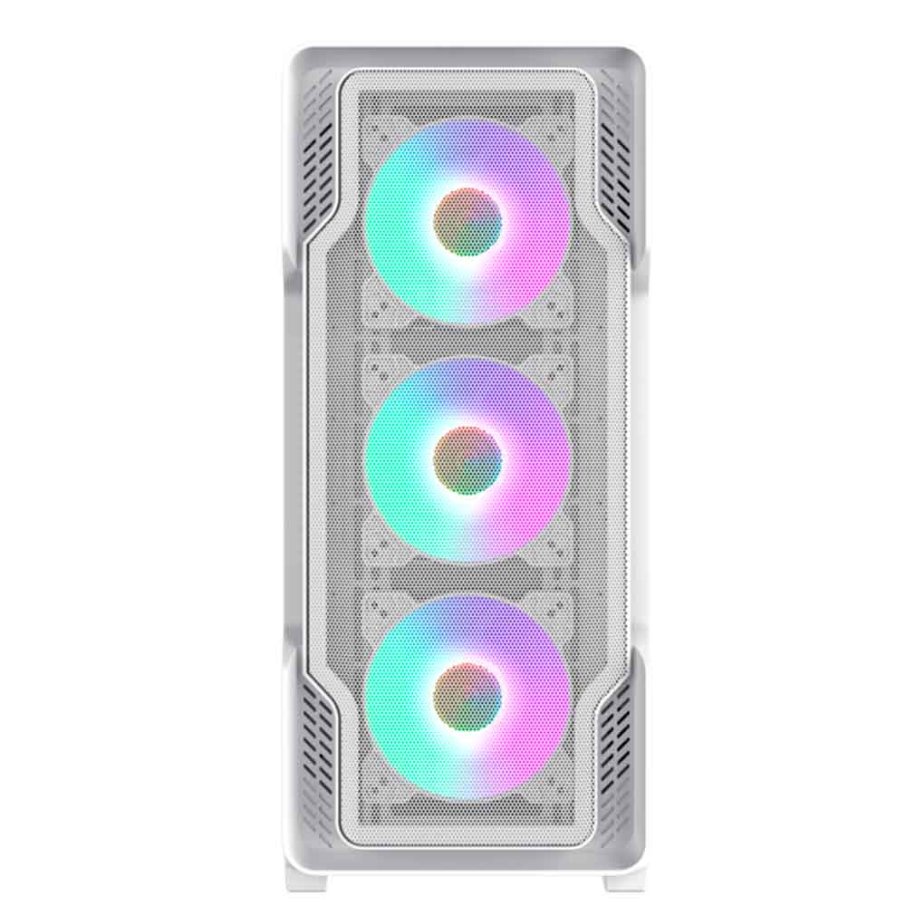 Imagem de GABINETE GAMER GAMEMAX SIEGE TOWER ATX BRANCO - X614100901688