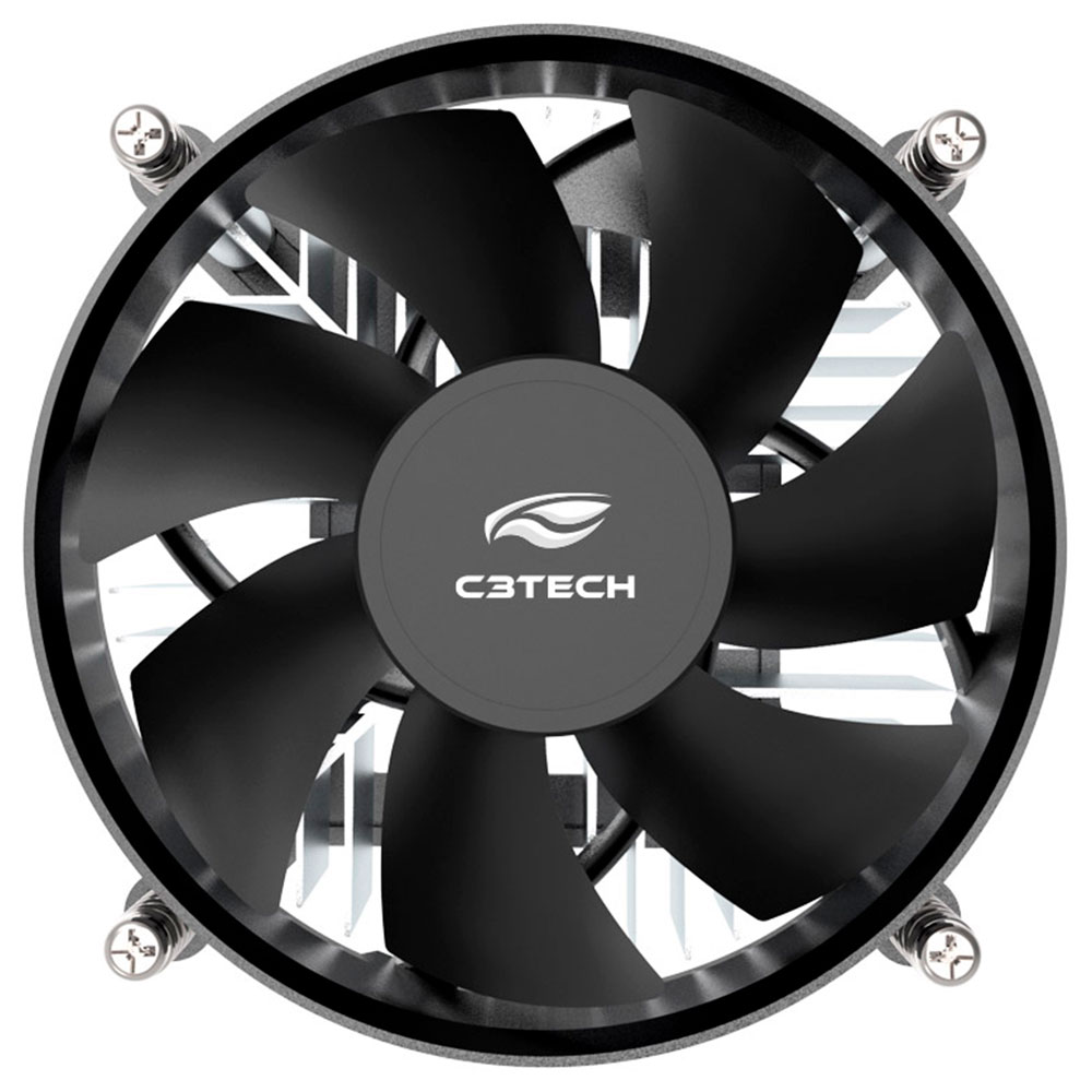 Imagem de COOLER PARA PROCESSADOR C3TECH 90MM FC-20BK