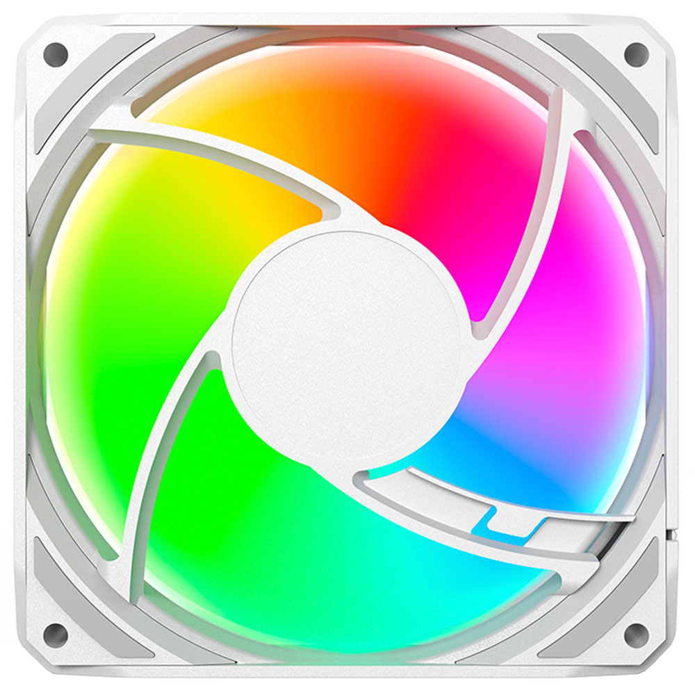 Imagem de COOLER PARA GABINETE C3TECH RGB BRANCO F9-L180WHM 120MM