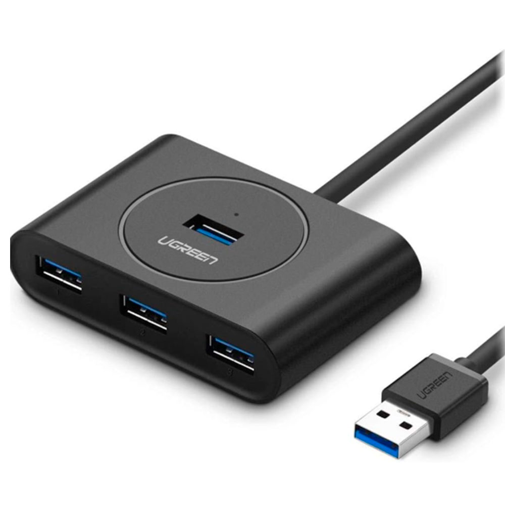 Imagem de HUB USB UGREEN COM 4 PORTAS USB-A E CABO DE 50CM - CR113