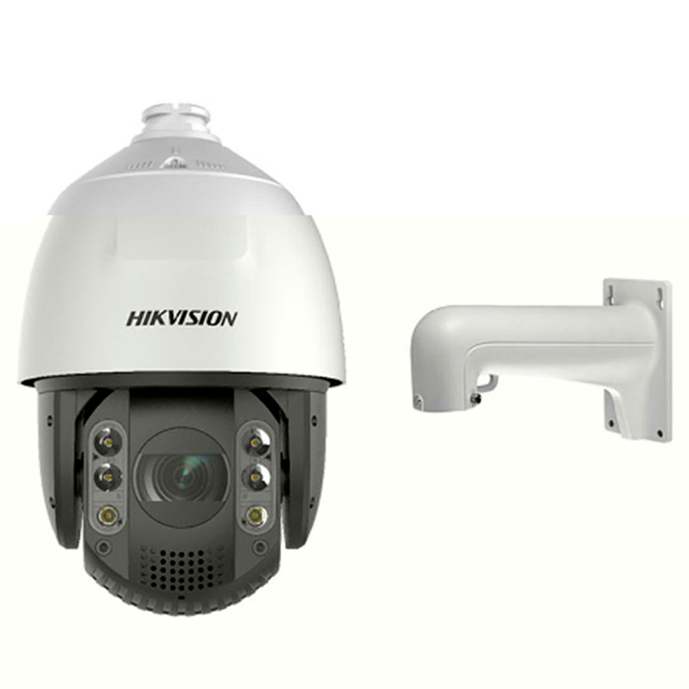 Imagem de CAMERA IP 4MP SPEED DOME METALICA IR200M POE C/ SUPORTE DS-2DE7A432IW-AEB+ZJ  - HIKVISION