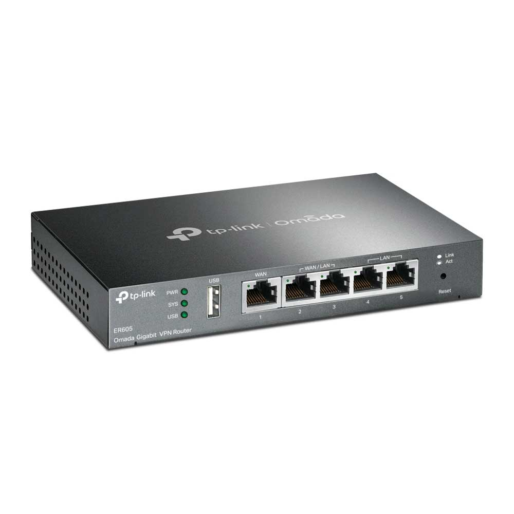 Imagem de ROTEADOR LOAD BALANCE VPN MULTI-WAN ER605 TP-LINK GIGABIT SAFESTREAM