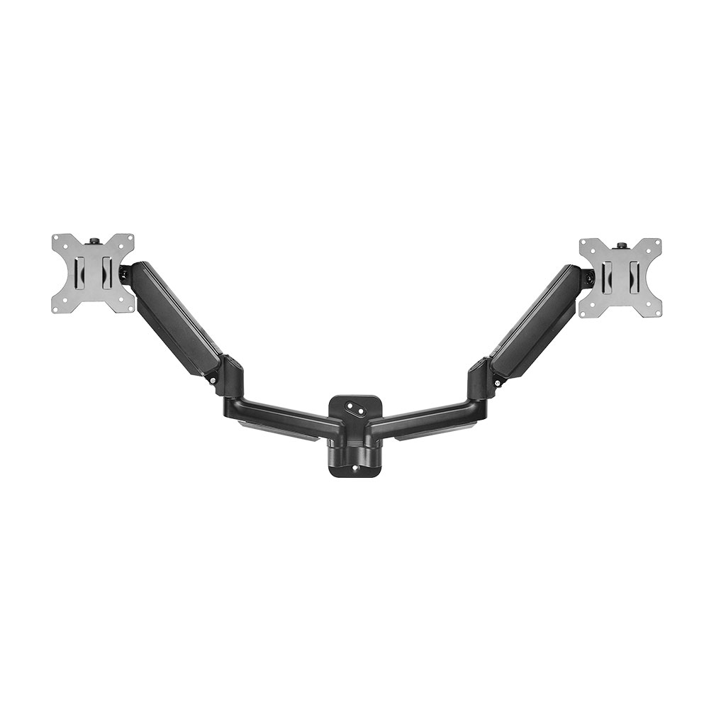 Imagem de SUPORTE MONITOR COM PISTAO A GAS DE PAREDE PARA 2 MONITORES 10" A 35" PIX - 079-0091