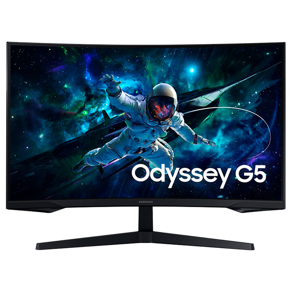 Imagem de MONITOR 32" SAMSUNG LS32CG552ELMZD ODYSSEY G5 GAMER CURVO QHD / 165Hz / 1MS / HDMI / DP