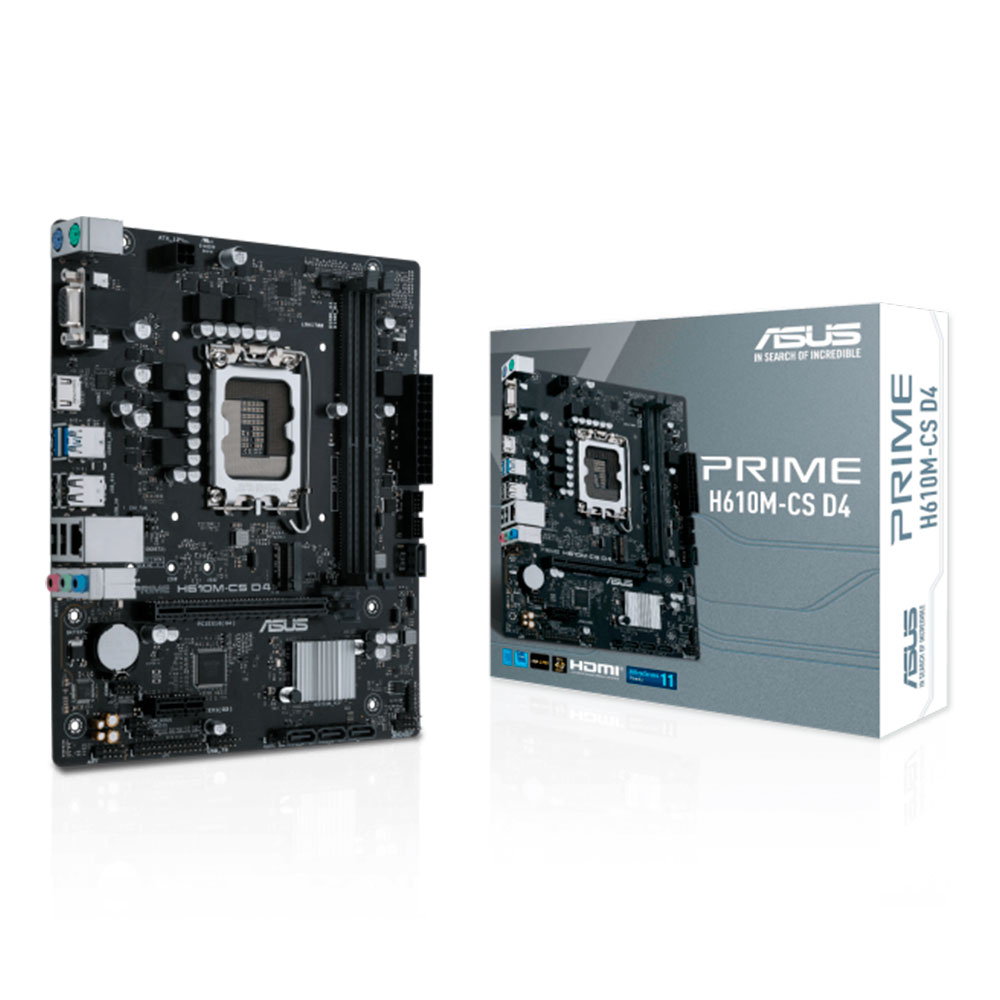 Mostrar detalhes de PLACA MAE (INTEL) ASUS PRIME H610M-CS D4 DDR4 LGA1700 12° 13° E 14° GERACAO Imagem de PLACA MAE (INTEL) ASUS PRIME H610M-CS D4 DDR4 LGA1700 12° 13° E 14° GERACAO
