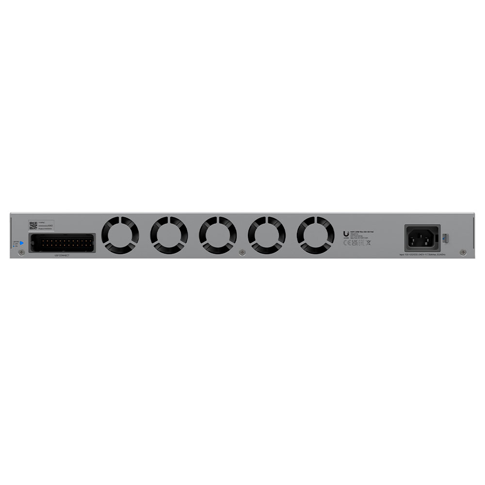 Imagem de SWITCH UBIQUITI GERENCIAVEL L3 48 PORTAS 2.5 GIGABIT + 04 SFP28 DE 25GB USW-PRO-XG-48-POE RACK
