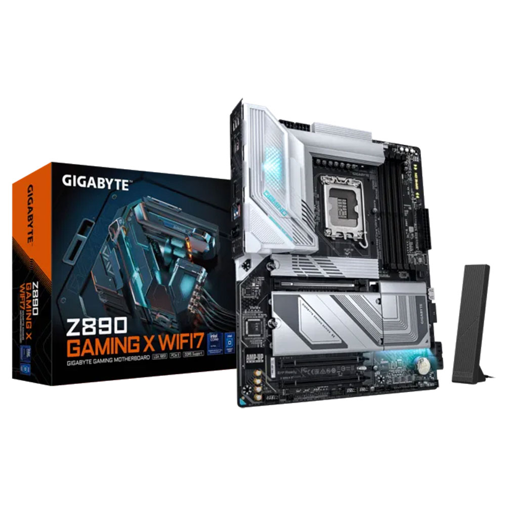 Imagem de PLACA MAE (INTEL) GIGABYTE Z890 GAMING X WIFI7 1.1 DDR5 LGA1851 ULTRA PROCESSORS