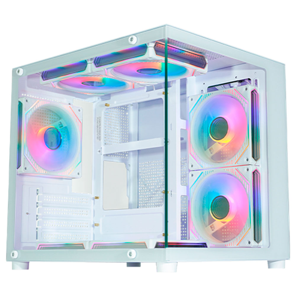 Imagem de GABINETE GAMER K-MEX AQUARIO CG-W7RL MICRO ATX BRANCO SEM FAN