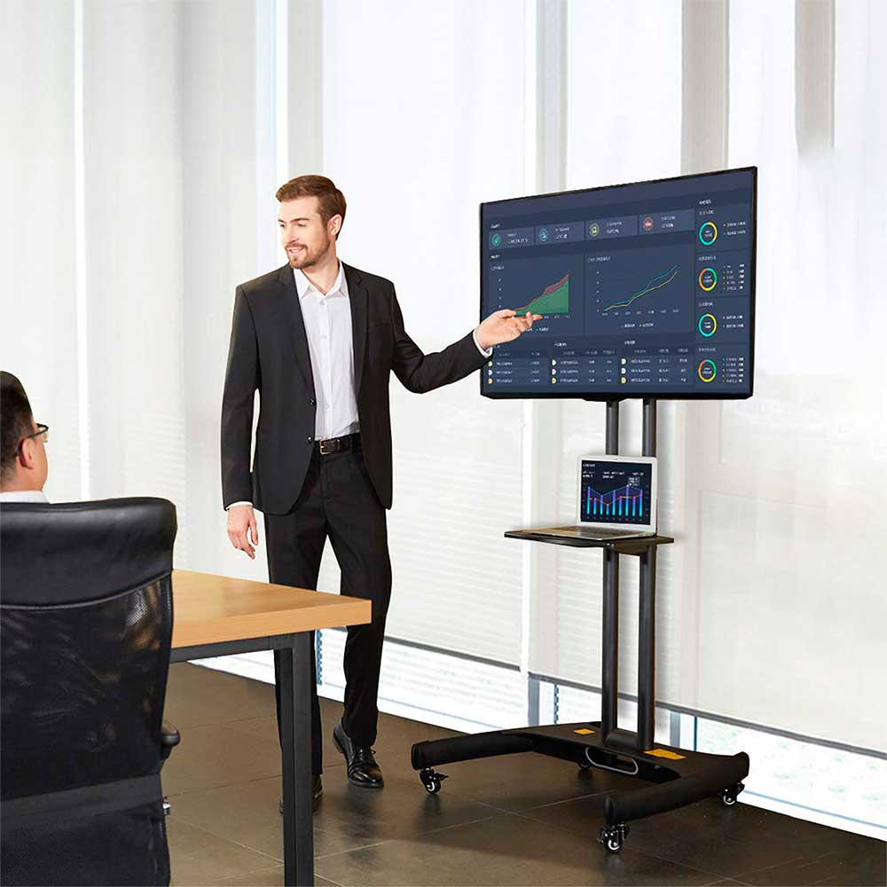 Imagem de SUPORTE PEDESTAL NORTH BAYOU MOVEL ALTURA AJUSTAVEL ( MANUAL ) - 32 A 75 - NB-AVA1500-60-1P