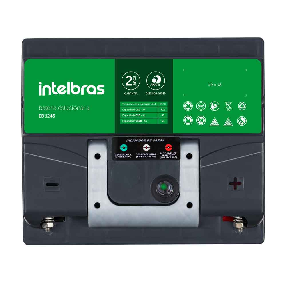 Imagem de BATERIA ESTACIONARIA INTELBRAS PB-ACIDO 12V 45AH EB 1245 - 4860006