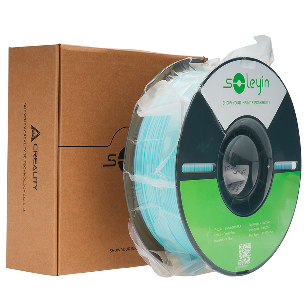 Imagem de FILAMENTO CREALITY SOLEYIN ULTRA PLA (AZUL OCEANO) 1,75MM 3301010607
