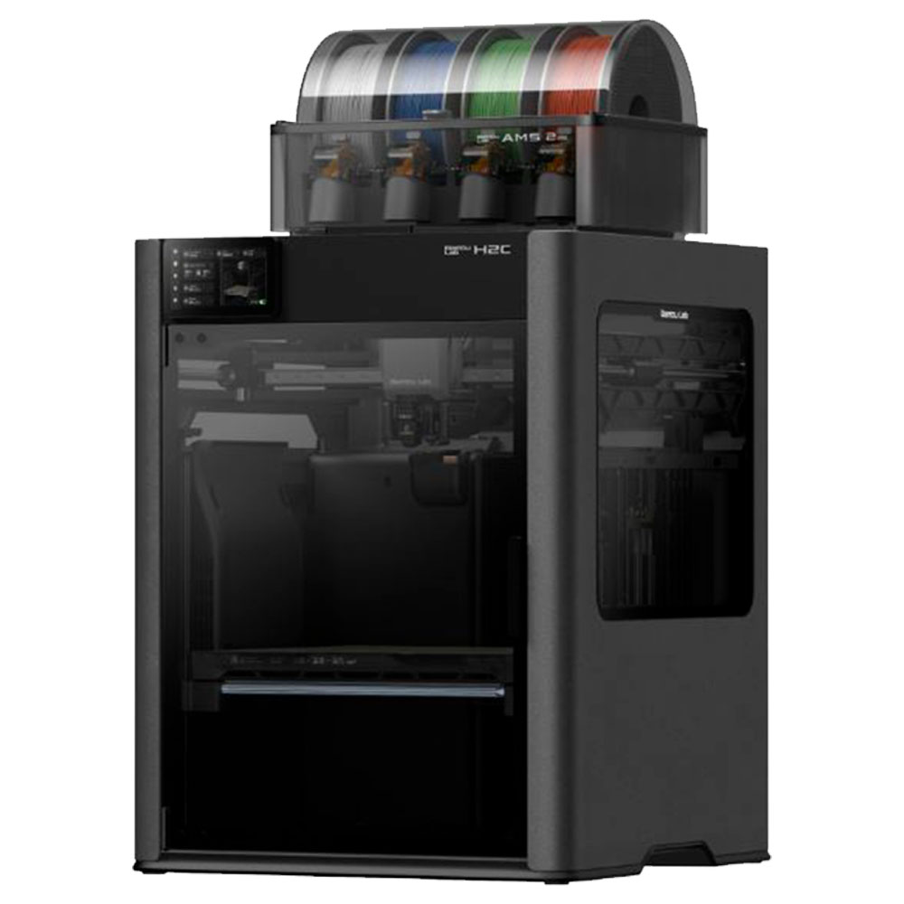 Imagem de IMPRESSORA 3D BAMBU LAB H2C 110V + AMS 2 PRO (COMBO) - PF003-C+SA007-LV