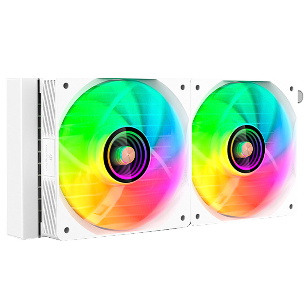 Imagem de WATER COOLER C3TECH 240MM FC-W240WHV2 BRANCO ARGB