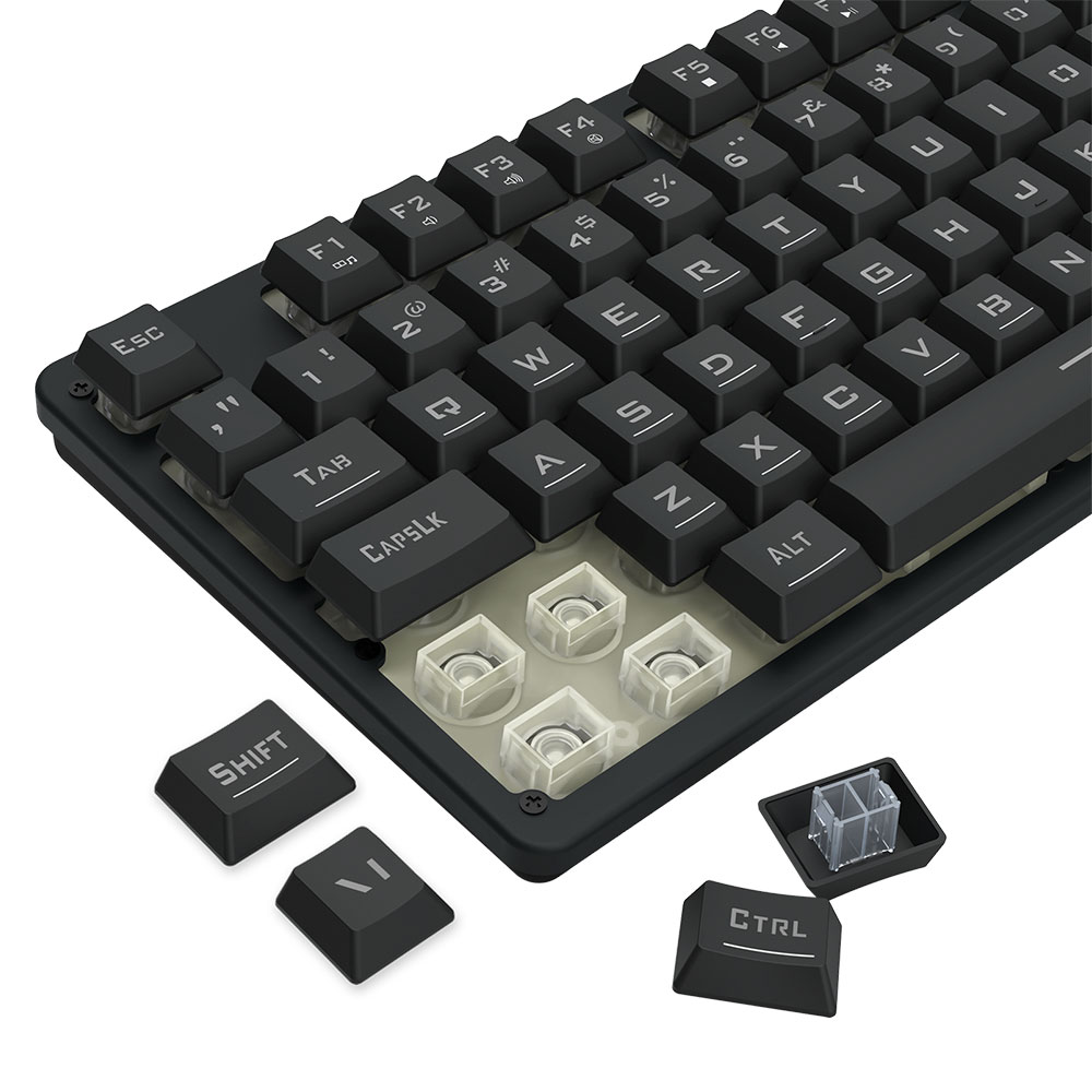 Imagem de TECLADO REDRAGON MEMBRANA GAMER NETHERBANE PRETO RGB K521-RGB