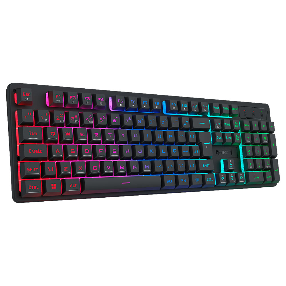 Imagem de TECLADO REDRAGON MEMBRANA GAMER NETHERBANE PRO K521RGB-KS PT
