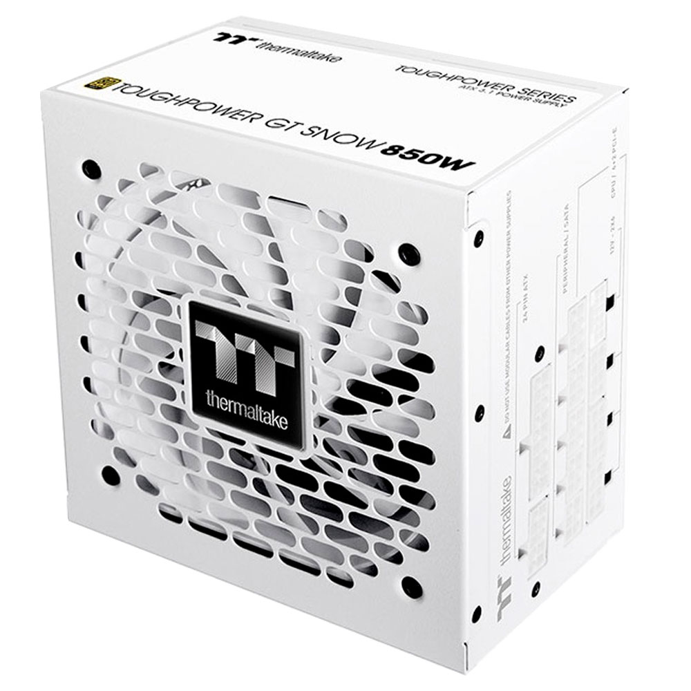 Imagem de FONTE DE ALIMENTACAO THERMALTAKE 850WTS TOUGHPOWER GT SNOW 80 PLUS - PS-TPT-0850FNFAGB-W
