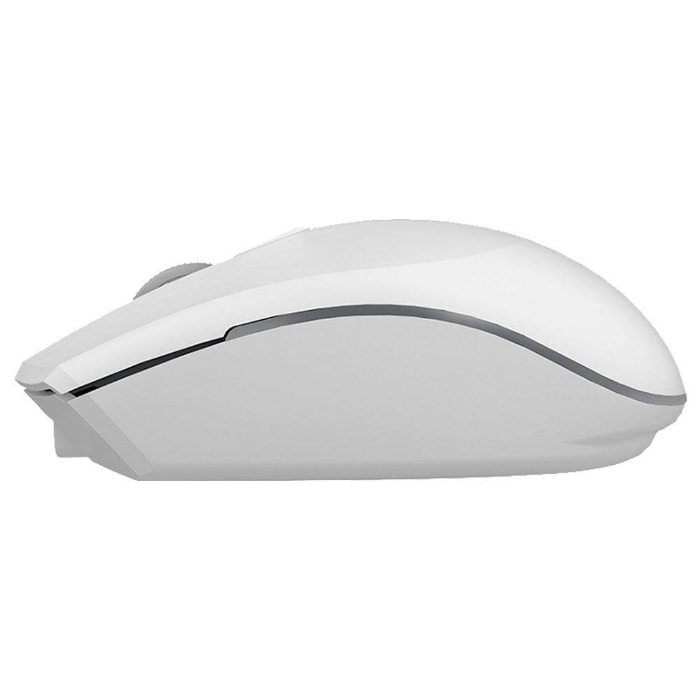 Imagem de MOUSE C3TECH SEM FIO RECARREGAVEL BLUETOOTH E RECEPTOR M-BT40WH BRANCO