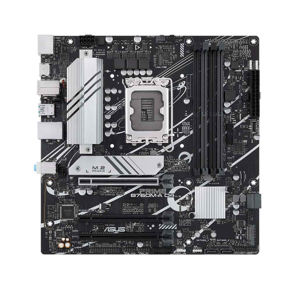Imagem de PLACA MAE (INTEL) ASUS PRIME B760M-A D4 DDR4 LGA1700 12° E 13° GERACAO