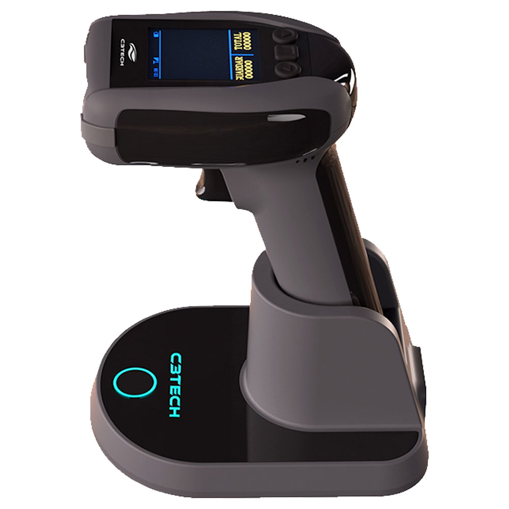 Imagem de LEITOR DE CODIGO DE BARRAS C3TECH SEM FIO 1D/2D BLUETOOTH LB-W400S