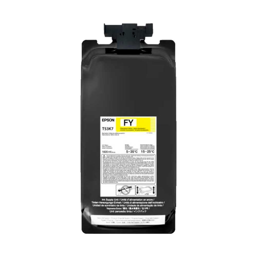 Mostrar detalhes de TINTA EPSON SUBLIMATICA ULTRACHROME T53K720 AMARELO FLUORESCENTE 1.6L - F6470H / F9570H Imagem de TINTA EPSON SUBLIMATICA ULTRACHROME T53K720 AMARELO FLUORESCENTE 1.6L - F6470H / F9570H