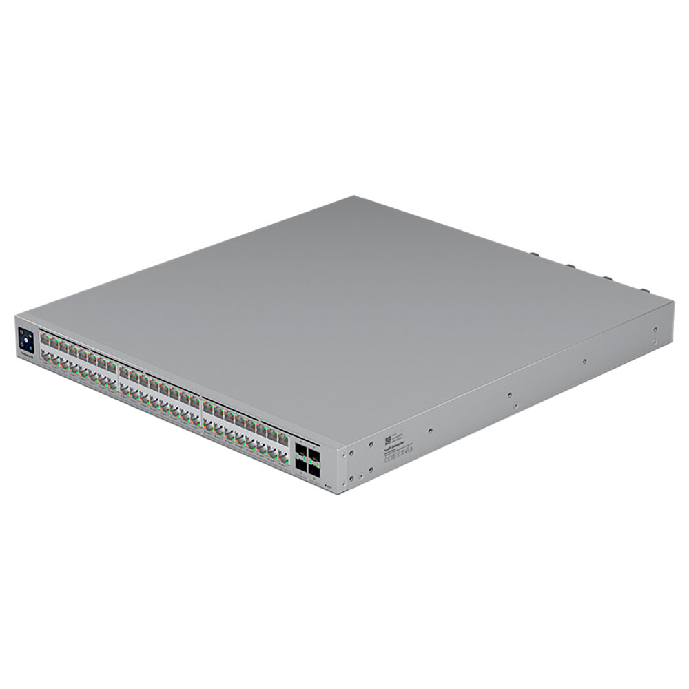 Imagem de SWITCH UBIQUITI GERENCIAVEL L3 48 PORTAS SENDO 16 2.5 E 32 DE 10GBE + 04 SFP28 DE 25GB-ECS-48-POE-BR