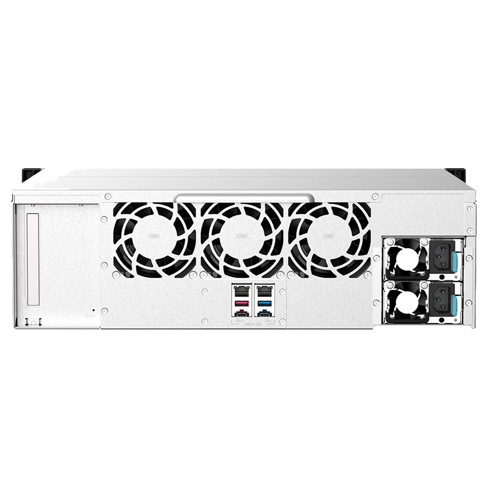 Imagem de STORAGE NAS QNAP 16 BAIAS AMD RYZEN QUAD CORE 16G E 2 PORTAS 2.5GB - TS-1673AU-RP-16G-US