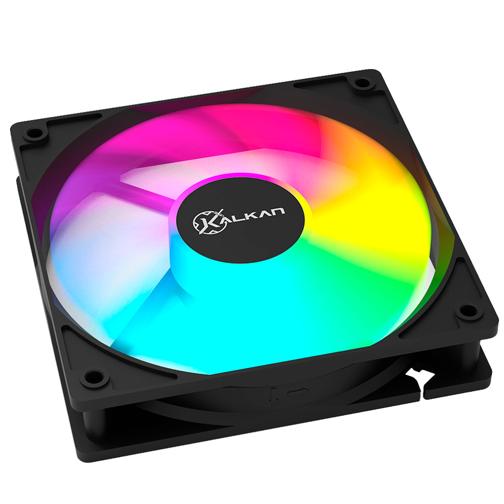 Imagem de COOLER PARA GABINETE KALKAN LUMEN RGB PRETO KLK00018 120MM
