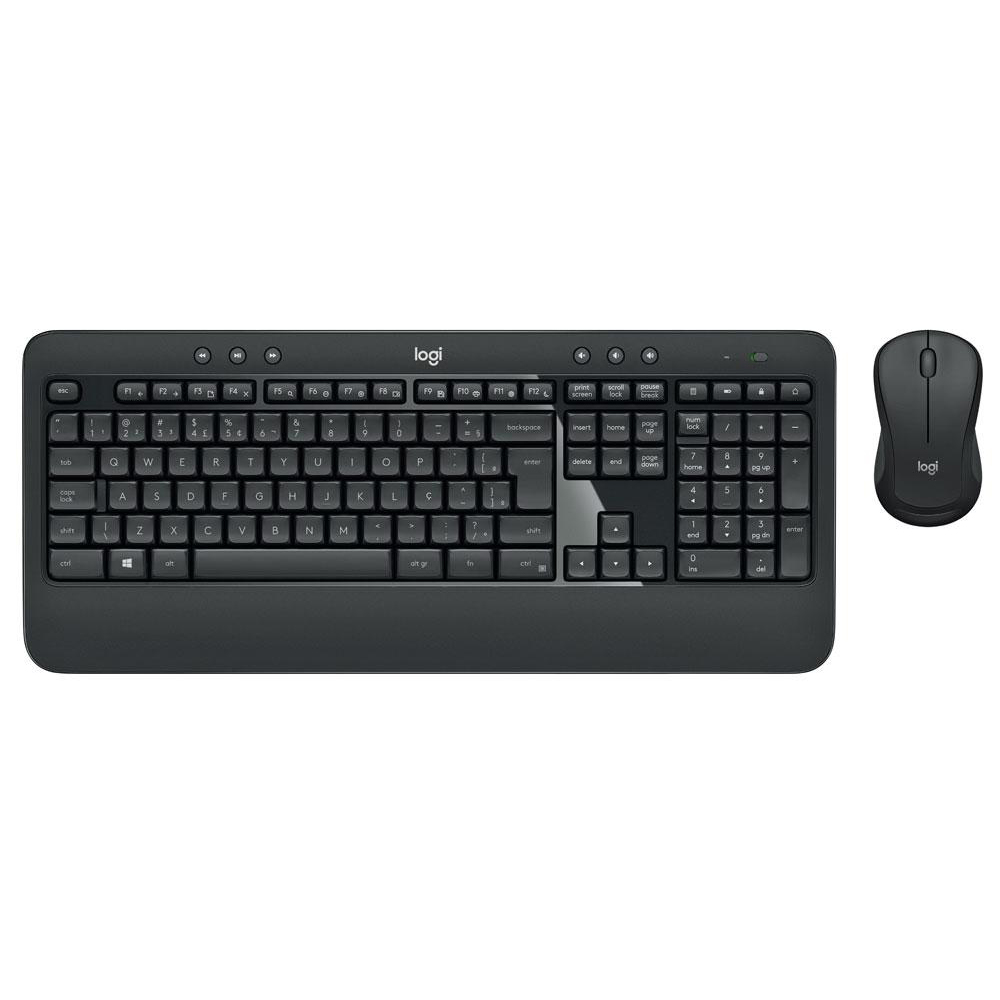 Mostrar detalhes de KIT MOUSE E TECLADO LOGITECH MK540 SEM FIO USB PTO Imagem de KIT MOUSE E TECLADO LOGITECH MK540 SEM FIO USB PTO