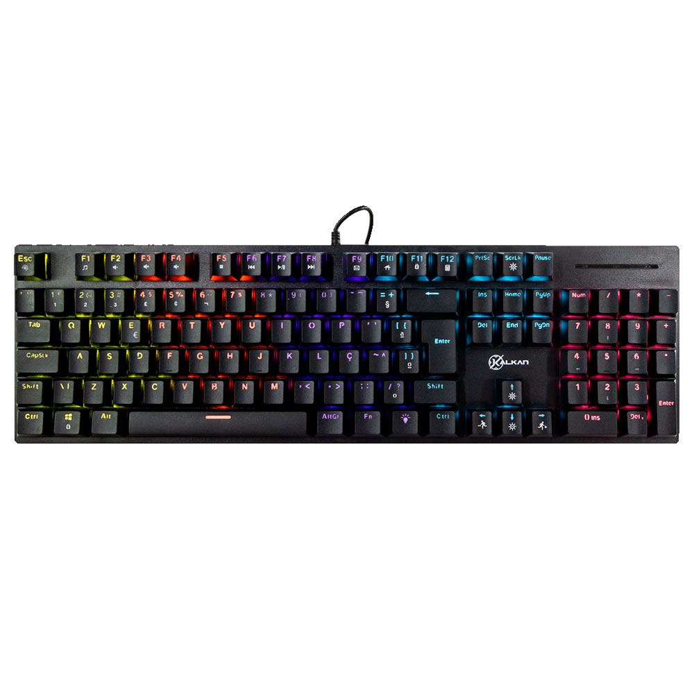 Mostrar detalhes de TECLADO KALKAN MECANICO GAMER LOKI PRETO SWITCH BROWN KLK00013 Imagem de TECLADO KALKAN MECANICO GAMER LOKI PRETO SWITCH BROWN KLK00013