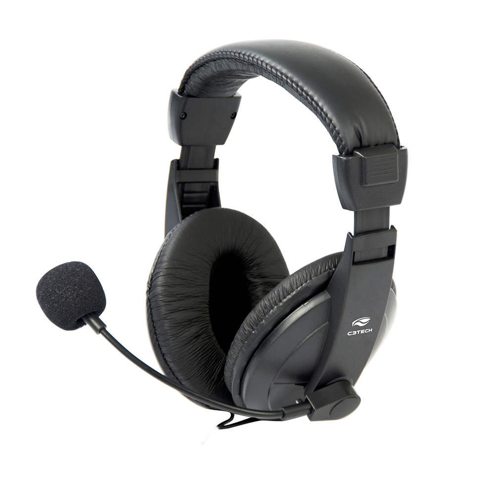 Mostrar detalhes de FONE DE OUVIDO C3TECH VOICER COMFORT PRETO - PH-60BK Imagem de FONE DE OUVIDO C3TECH VOICER COMFORT PRETO - PH-60BK