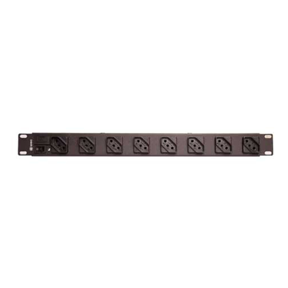 Mostrar detalhes de REGUA PARA RACK 19 POL 1U CALHA DE 8 TOMADAS 10A BIVOLT COM FILTO LINHA CABO 1,10M IPEC Imagem de REGUA PARA RACK 19 POL 1U CALHA DE 8 TOMADAS 10A BIVOLT COM FILTO LINHA CABO 1,10M IPEC