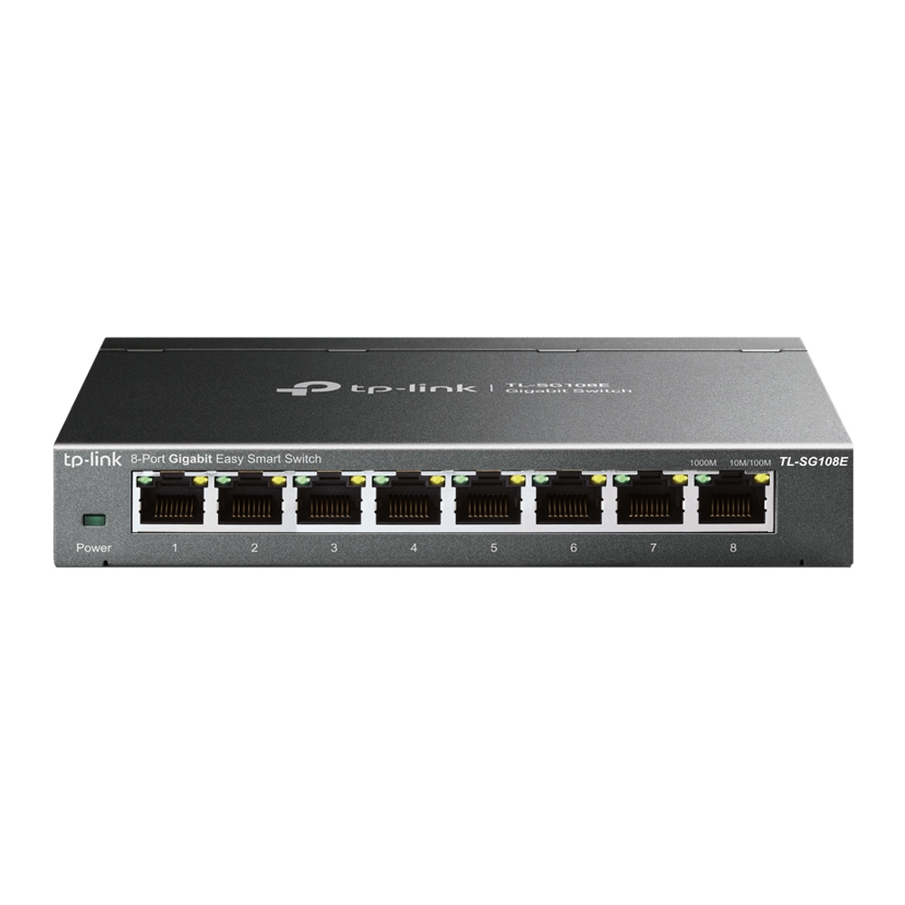 Mostrar detalhes de SWITCH EASY SMART 8 PORTAS TP-LINK TL-SG108E Imagem de SWITCH EASY SMART 8 PORTAS TP-LINK TL-SG108E