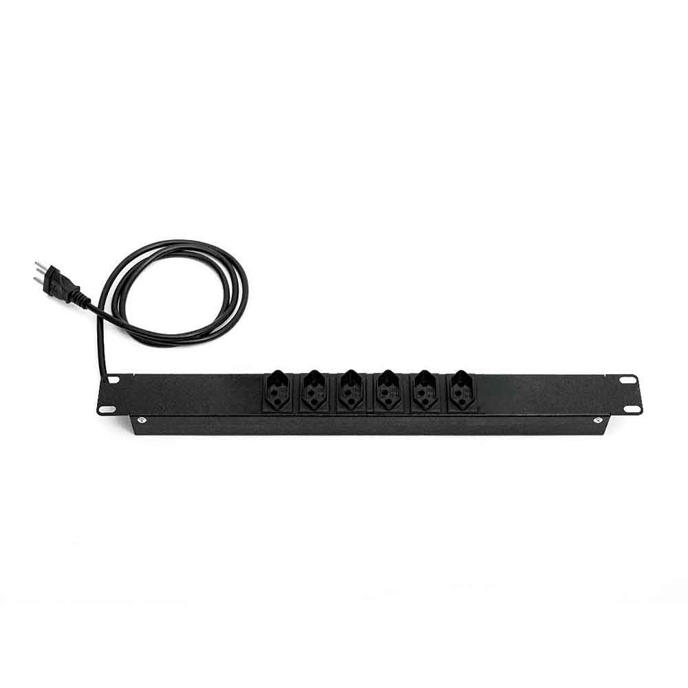 Mostrar detalhes de REGUA PARA RACK GFORCE 6 TOMADAS 10A PRETA 357 Imagem de REGUA PARA RACK GFORCE 6 TOMADAS 10A PRETA 357