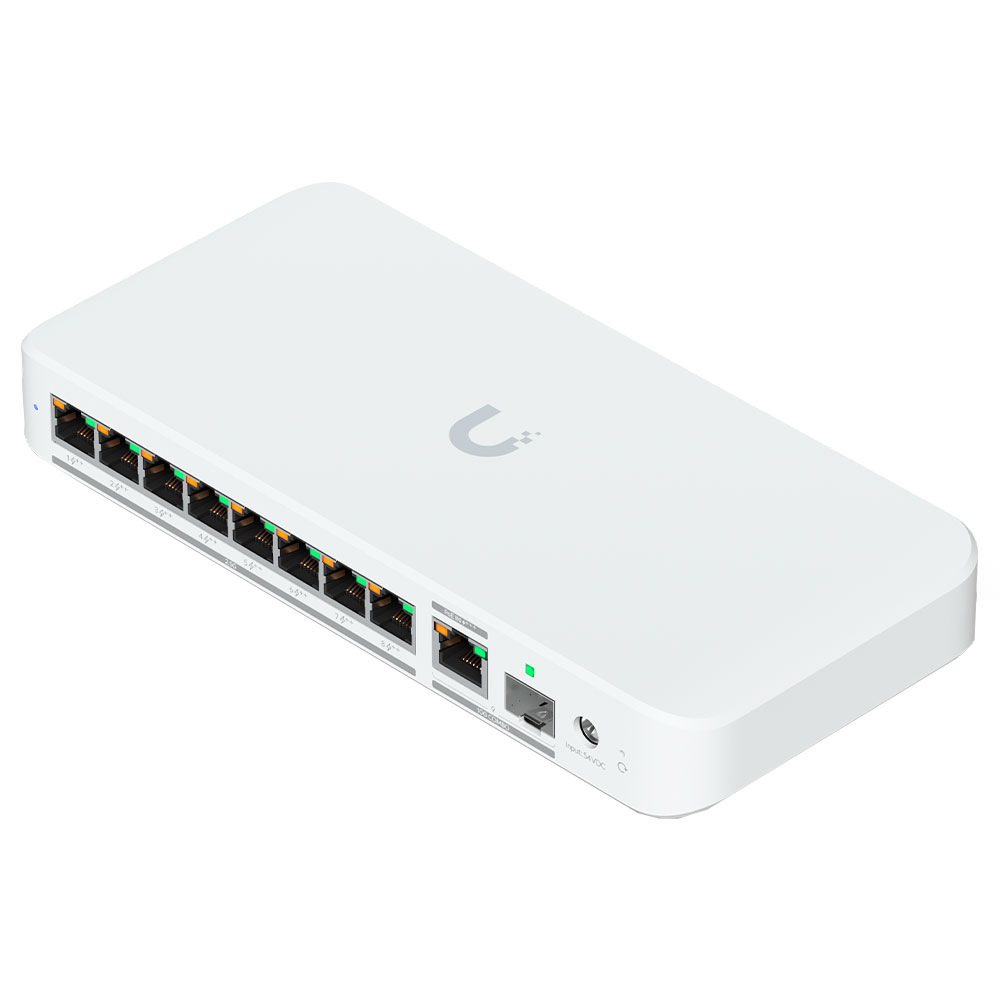 Imagem de SWITCH UBIQUITI GERENCIAVEL 08 PORTAS 2.5 GIGABIT USW-FLEX-2.5G-8-POE SEM FONTE