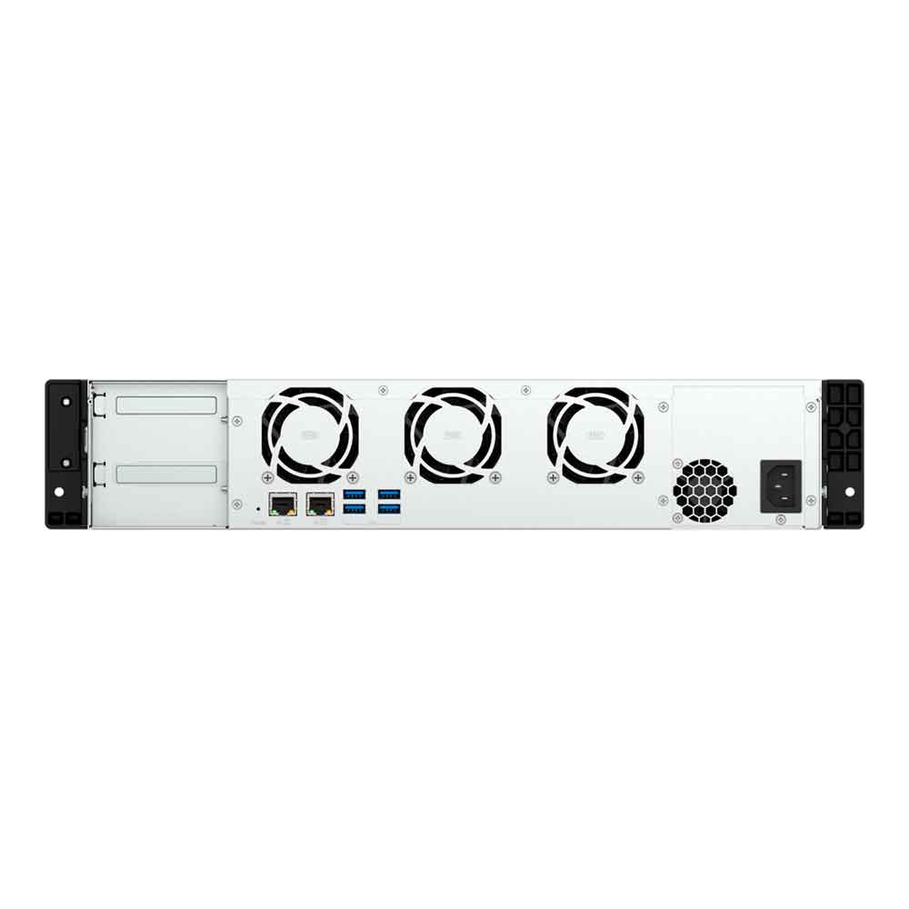 Imagem de STORAGE NAS QNAP 8 BAIAS INTEL ATOM C5125 8 CORE, 2.8GHZ, 8GB, 2X 2.5 GBE, RACK 2U - TS-855EU-8G-US