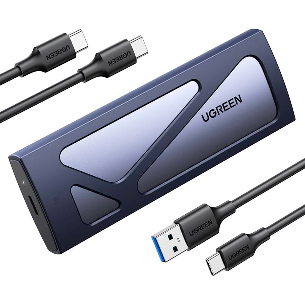 Mostrar detalhes de CASE/GAVETA UGREEN PARA SSD/NVME USB-C 10 GBPS 2.5" - CM578 Imagem de CASE/GAVETA UGREEN PARA SSD/NVME USB-C 10 GBPS 2.5" - CM578