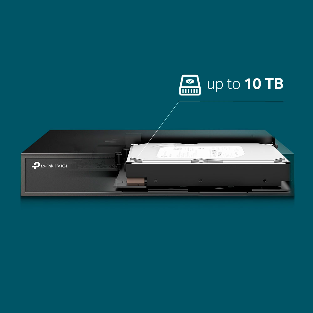 Imagem de GRAVADOR NVR DE VIDEO DE REDE 8 CANAIS VIGI NVR1008H TPLINK